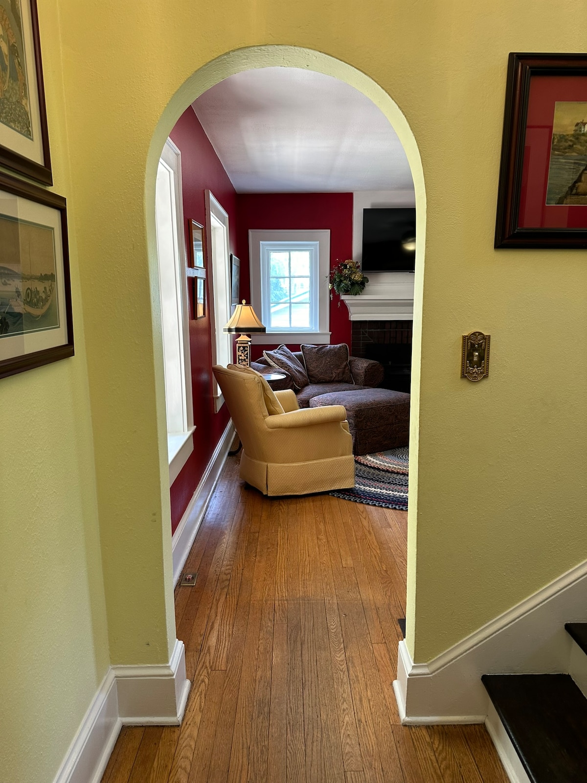 Entrada a la sala de estar