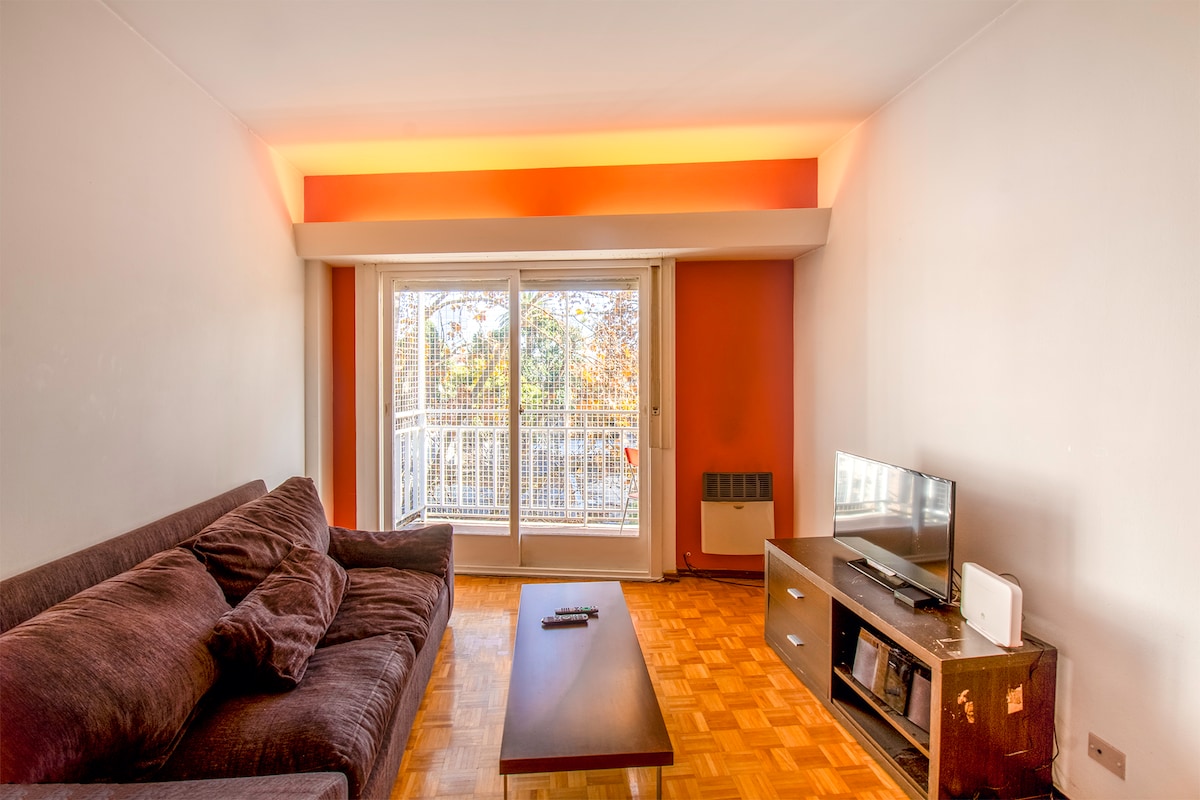 Apartamento de 2 ambientes com varanda em Palermo