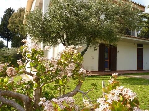 Countryside house with pool and sea-sight