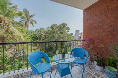 Luxury 1BR with Pool, Baga beach North Goa.