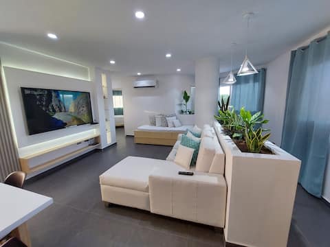 Apartment with Independent Lighting and Ocean View
