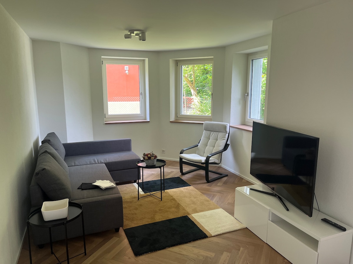 Top performing Airbnb: Apartment with garden near the city center in Enge
