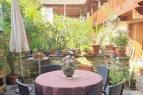 Large house near the lake