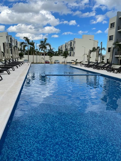 Top performing Airbnb: Comfortable Apartment in Long Island, Cancun in Supermanzana 329