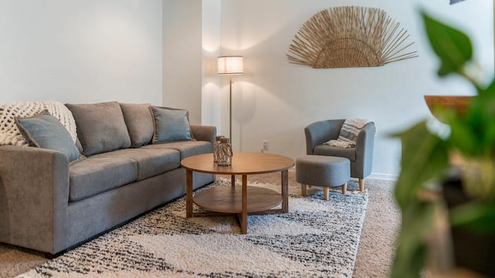 Secondary living room with pull out sofa bed