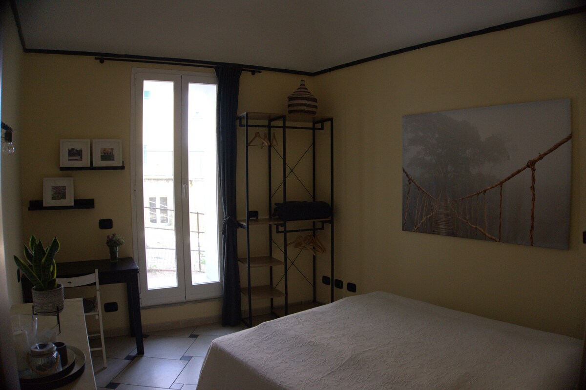 庭にアクセスできる寝室 