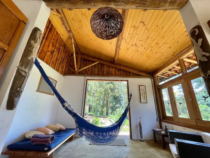 Top Airbnb: Cabin with lake, view, and sunset trail em Socorro
