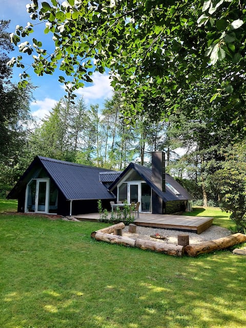 Cabin in Søhøjlandet's beautiful nature