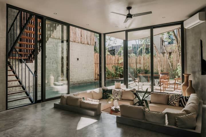 3 Bed 3 Bath Villa W/ Private Pool. King Bed! - Tulum