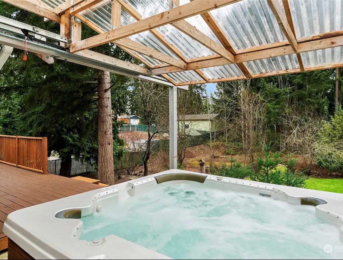 Villa genial ¡con jacuzzi! Casas en alquiler en Bonney Lake