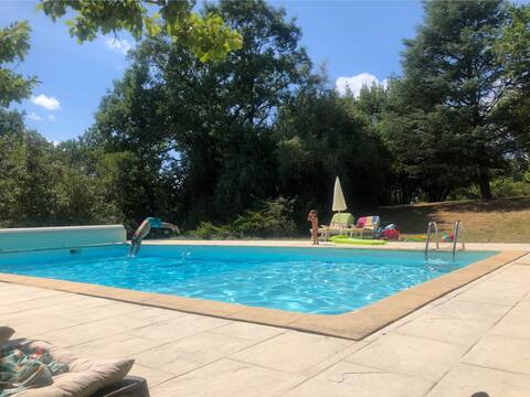 Cévennes farmhouse with pool