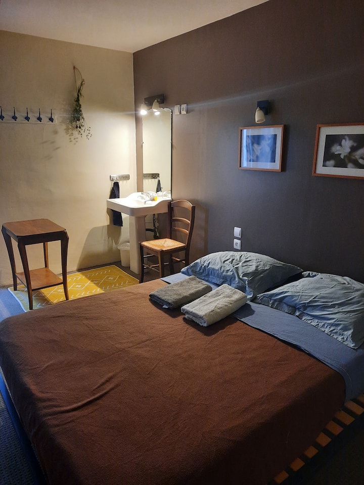 Le Refuge Du Cardou Grande Chambre Couple/famille - Rennes-les-Bains