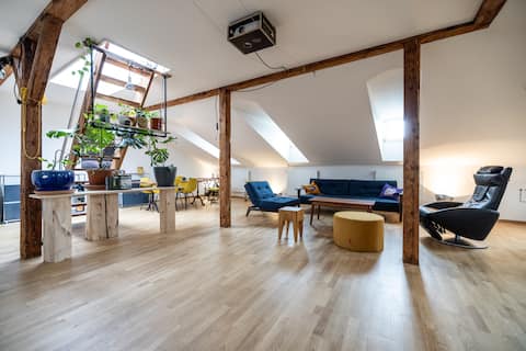 Top Airbnb: Loft with rooftop terrace down town in Rotes Quartier