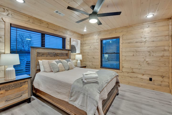 Let's check out the two bedrooms on the upper floor.