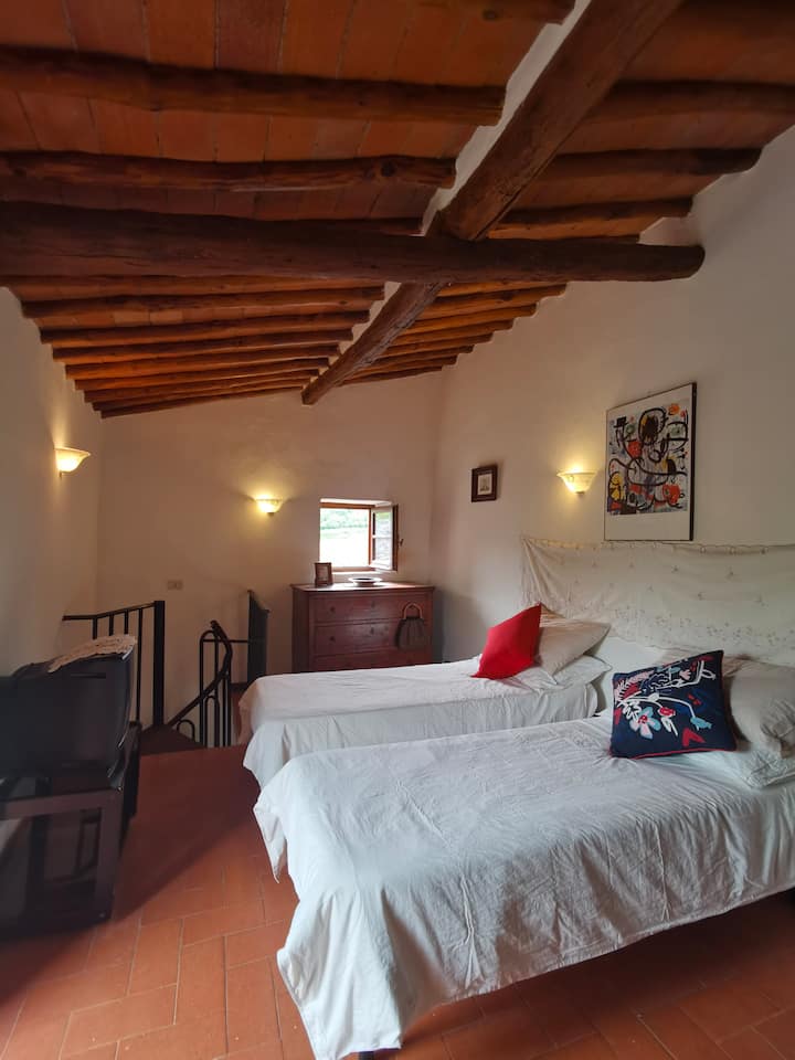 Lovely Stone Attic • Casa Valerian - Castellina in Chianti