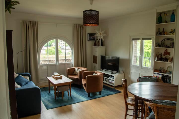 Maison Bord De Seine Avec Parking Sur Ile Lacroix - Rouen