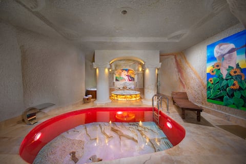 High-end cave room in Ortahisar