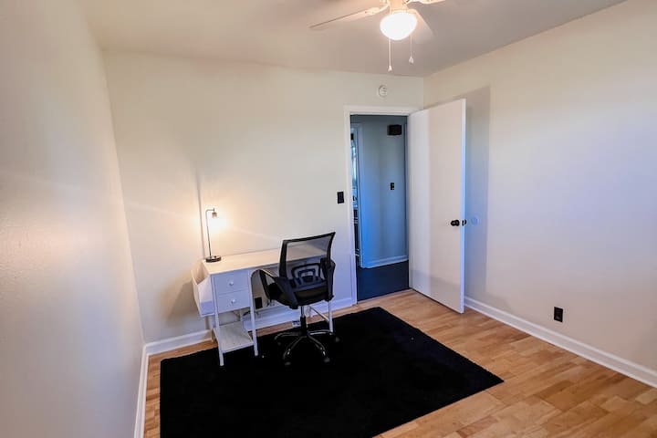 Office space/third bedroom. Air mattress available.