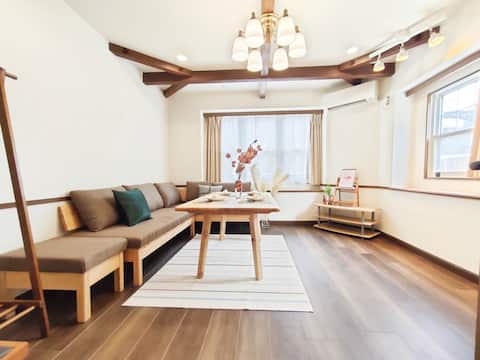 Shinjuku 1 Station, fully private 3-story villa, 3 bedrooms, 1 living room, 2 bathrooms, 2 restrooms