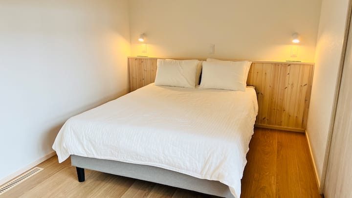 Ორადგილიანი საწოლი 140x195 სმ ოთახი კოალას ლეიბით