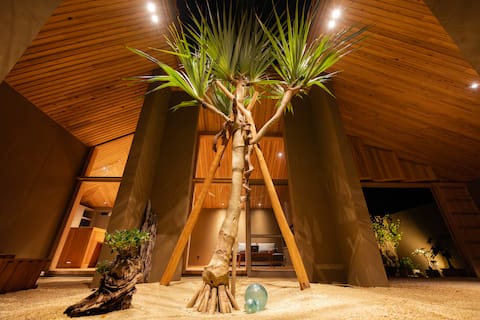 A completely private villa with ultimate healing, starry sky views in the courtyard, 5-minute walk t