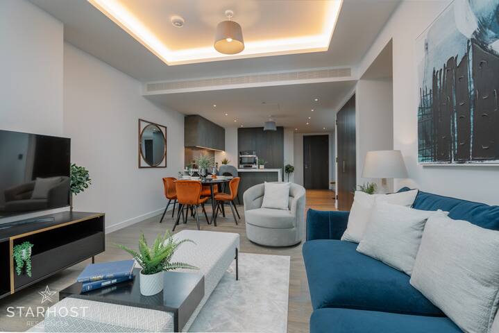 Beautiful 2-bed apartment with pool in Nine Elms. gallery image 2