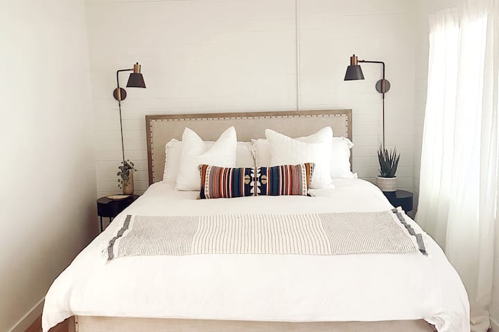 加州加大双人床 