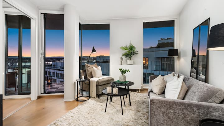 เพนท์เฮาส์และพื้นที่ระดับไฮเอนด์ วิวทะเลและพระอาทิตย์ตกที่สวยงาม 