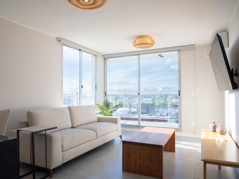 Comfortable apartment with a great location.