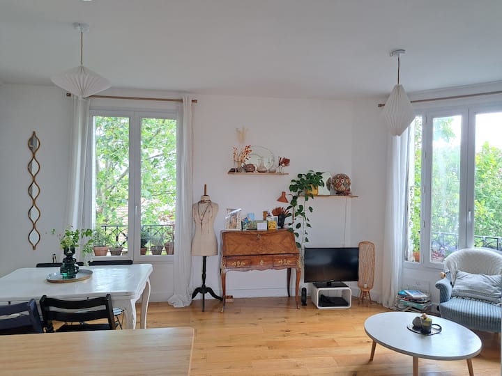 Duplex - Mairie Saint-ouen - Ac/climatisation - Montmartre