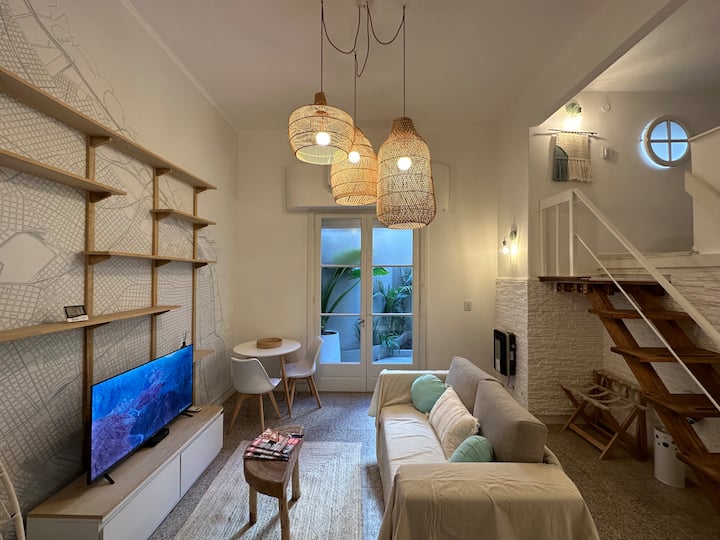 One-bedroom apartment with patio in Belgrano