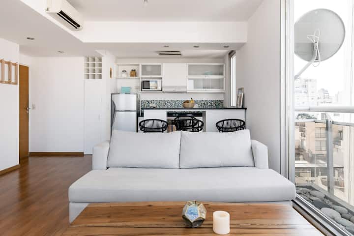 Три квартиры в San Telmo и Monserrat с бассейном и зоной гриля