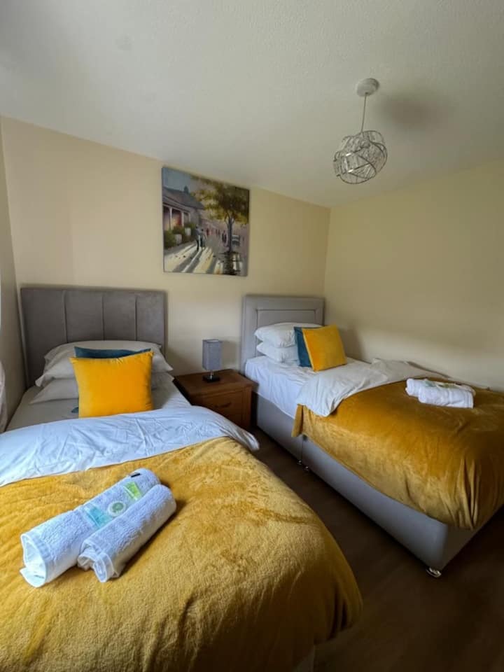 Habitación doble con 2 camas de una plaza 