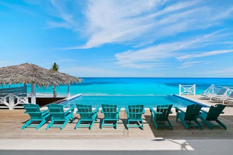 Beachfront Aqua Blue Villa