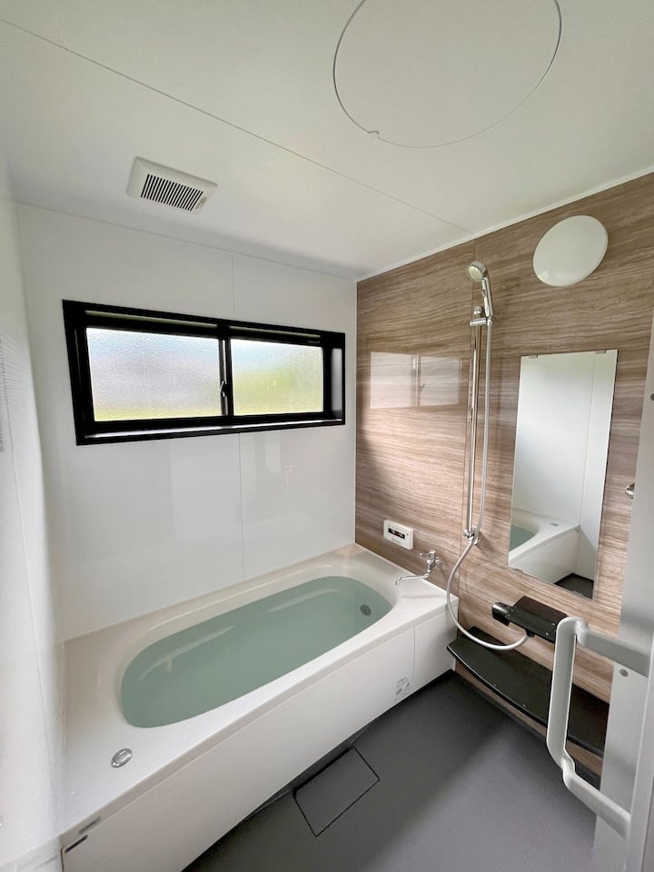 リノベーションしたばかりなので、広くて綺麗です。