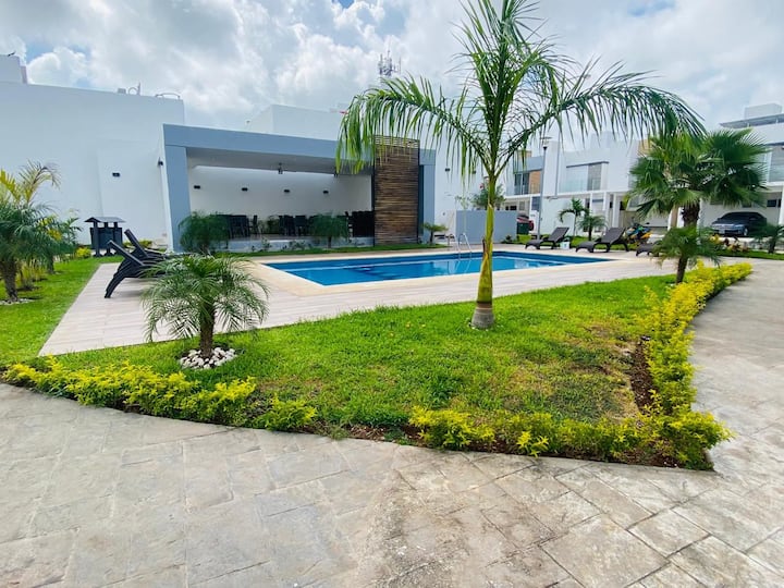 Casa Ohana-starlink,lavadora,secadora Y Alberca - Cancún