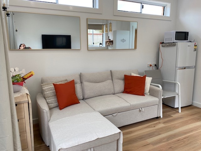 Popular Airbnb listing: Brand New/near CBD/ private access/ parking spot in Parramatta