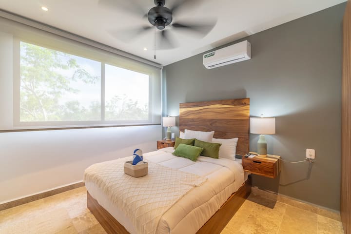 Relájate y desconecta en nuestro dormitorio elegante y acogedor