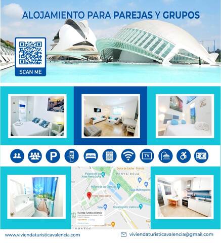 A1 viviendaTurísticaValencia Grandes Grupos gallery image 5
