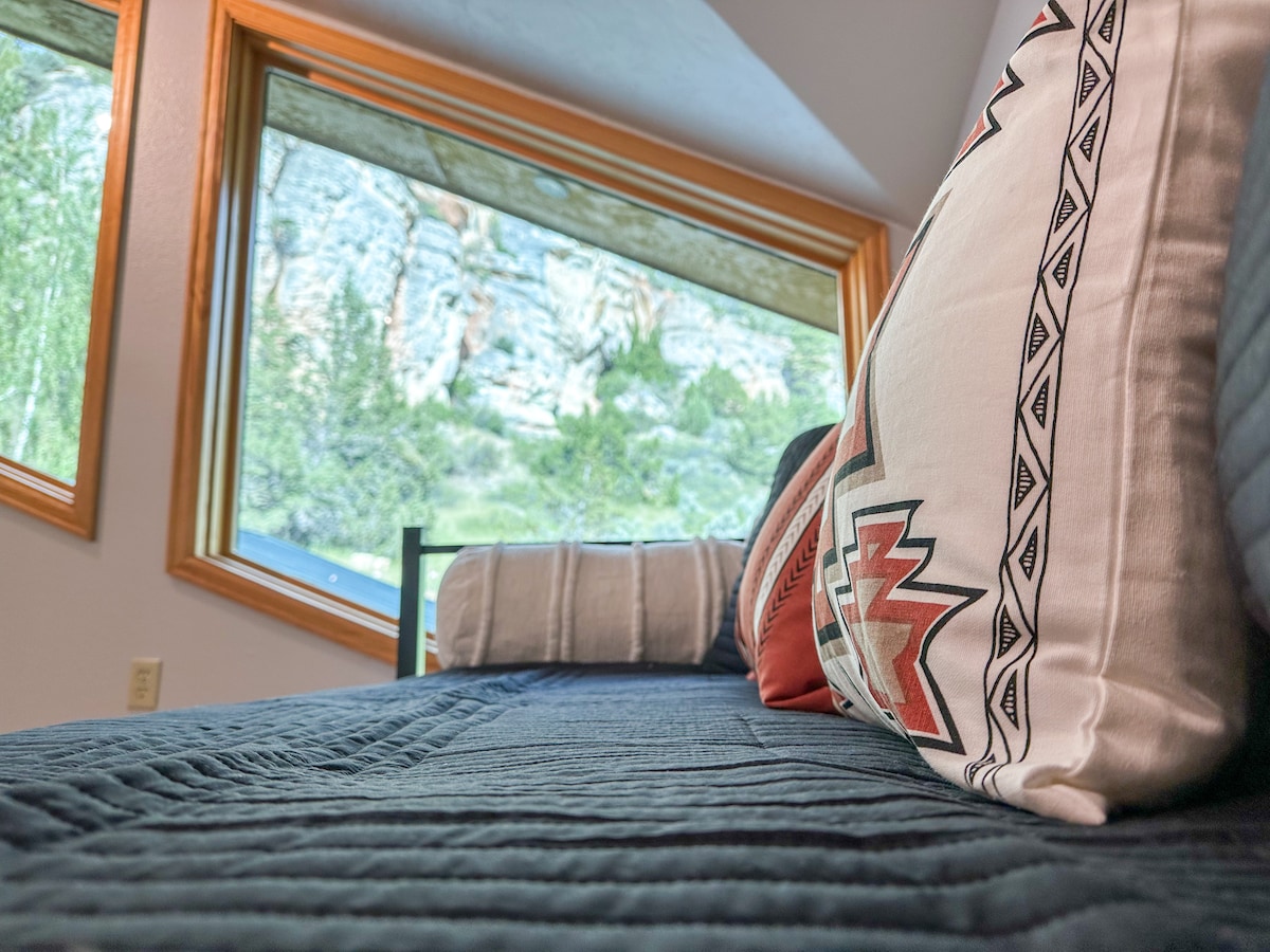 מיטות 2 ימים עם סלסול בלופט למעלה עם נוף מדהים 