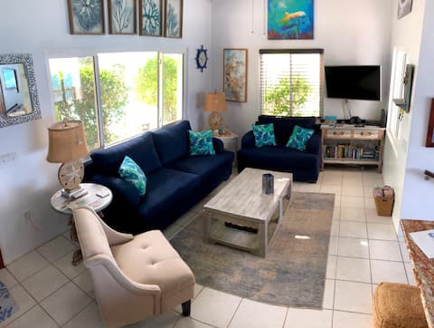 Popular Airbnb listing: Cane Bay Sanctuary - Dramatic Oceanfront House in St. Croix