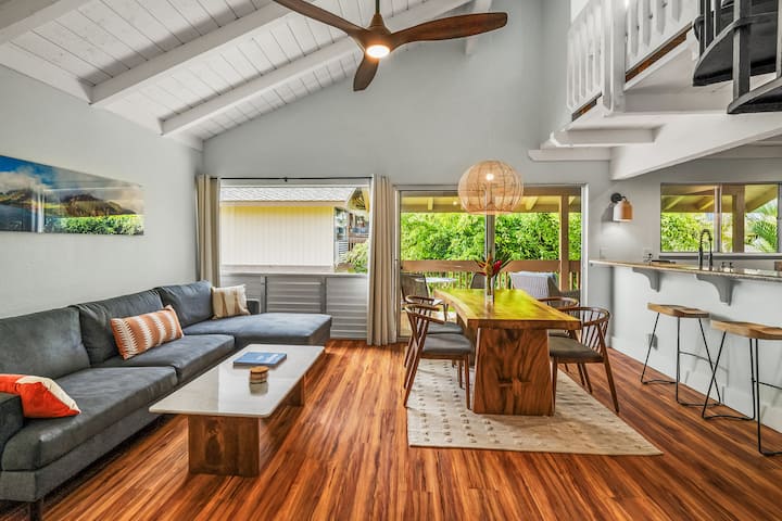 Contemporary 2-br Condo W/ac & Scenic Views In Pv - Hanalei, HI
