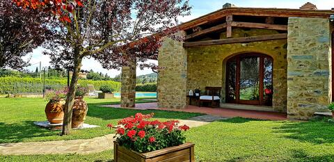 Stone House with Exclusive Pool Codilungo in Chianti