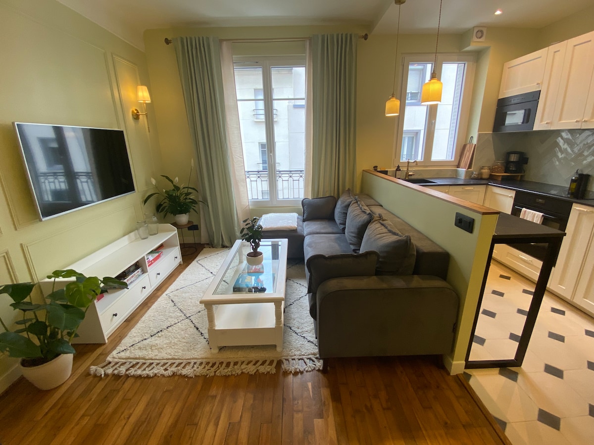 Propriété Airbnb réussie: Charming flat close to Paris à Boulogne Billancourt