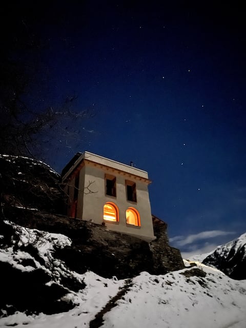Tiny House with view on Unesco - Rhaetian Railway