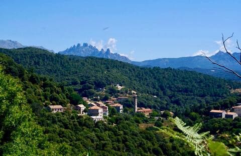 Authentic Corsican house, Levie, 3 bedrooms, air conditioning