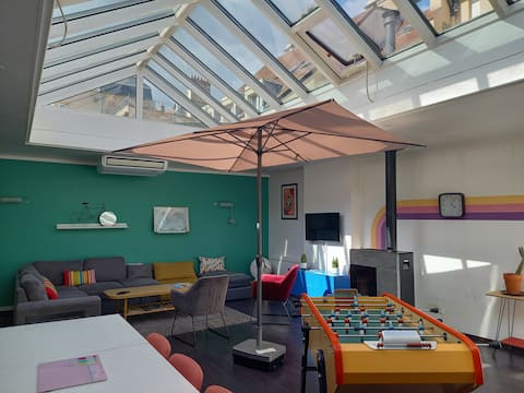 The Flow: 200 m² gîte (5 bedrooms) in the heart of Metz