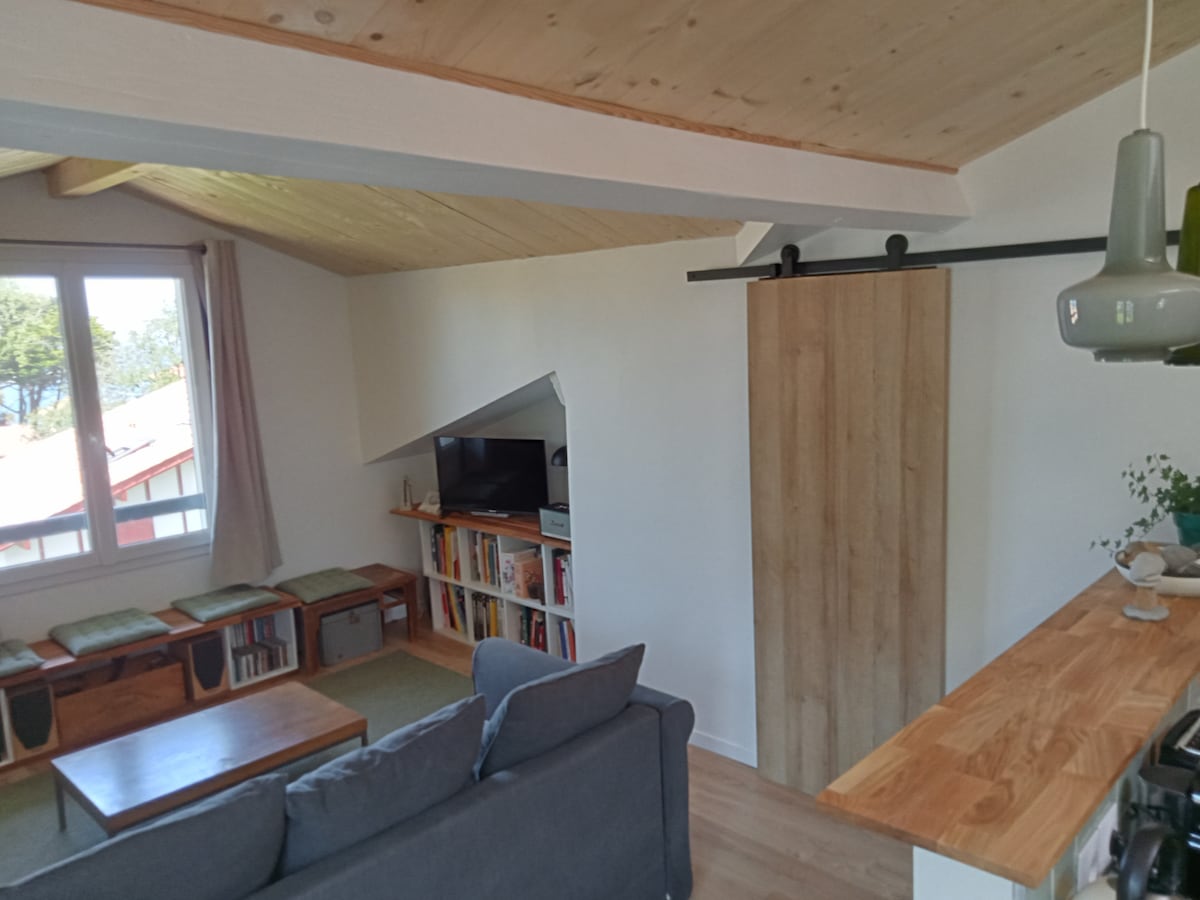 Leistungsstarkes Airbnb: Ciboure, sea view apartment! in Ciboure