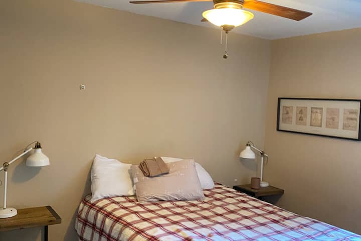 Nice sized Bedroom with large closet, storage, window next to your bathroom. Note there is some street noise during weekday mornings