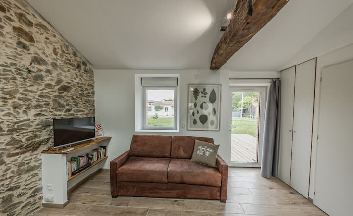 Grange Rénovée 2 Pers-le Petit Lieu (Gîte Le 411) - Saint-Philbert-de-Grand-Lieu